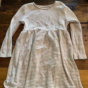 Old Navy Tan and Cream Striped Top